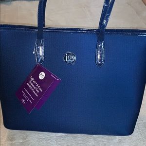 Joy Mangano TuffTech Croco Tote w/ RFID Protection
